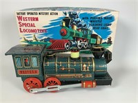 Vintage tin Western Special Locomotive