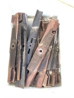 Tote of New adn Used Rotary Mower Blades