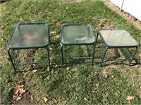 Set of 3 Patio Tables