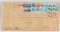 41 Assorted Indian Stamps with Envelope