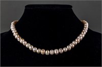 Chinese Natural Seal Pearl Necklace