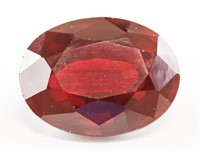 13.60ct Oval Cut Blood Red Natural Ruby GGL