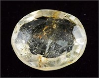 5.05ct Oval Cut Yellow Natural Sapphire GGL