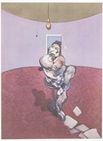 Francis Bacon British Signed Linocut 32/100