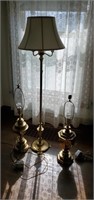 Brass lamps (3)