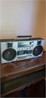 Sanyo boombox, cassette player, equalizer