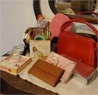 Handbags, razor vanity lot