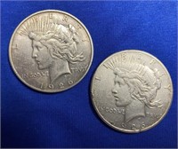 1926 Peace Silver Dollars