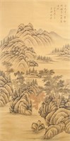Qiu Ying 1494-1552 Chinese Watercolor on Scroll