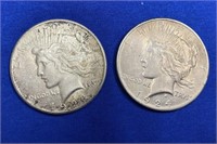 1924 Peace Silver Dollars