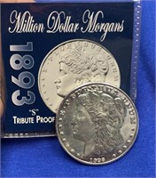 1893-S Morgan Silver Dollar Tribute Proof