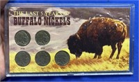 The Last 5 Years of Buffalo Nickel Set