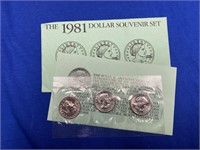 1981 Dollar Souviner Set