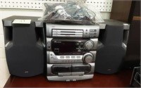 JVC CD tape AM FM radio
