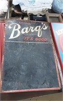 Barq's root beer sign