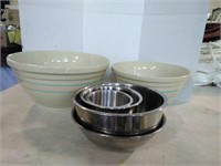 Large mixing bowls