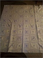 Handmade Teardrop Quilt has some small stains