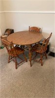 Round Table with 3 Chairs