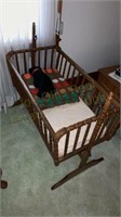Childs Wooden Table and two Chairs &