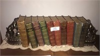 Old Literature Books and Book Ends