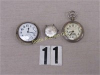 (3 PCS) RAMA WATCH CO. SWISS MADE CLOCK: