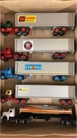5 Winross White cabs freight lines & Rutters