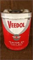 Veedol HD tractor oil 5 gal can