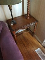 SMALL ANTIQUE WALNUT TABLE