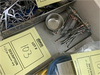 27-PIECE SURGICAL TRAY SET - FORCEPS, SCRAPERS,