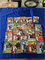 Lot of 22 Football Digest Magazines 1980-82