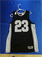 Athletic Works #23 Black and Silver BB Tank