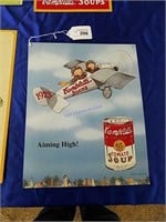 Campbell's Soup Tin Sign  "Aiming High"