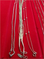Sterling Silver Necklace Lot 27.5g