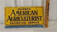 American agriculturist protective service sign