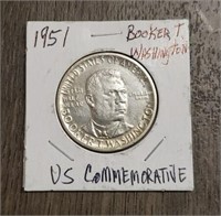 1951 U.S. Booker T. Washington Half Dollar