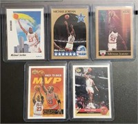 (5) Michael Jordan Cards