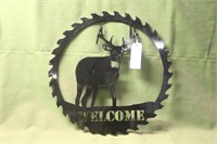 **FSCCF** Welcome Buck Saw Blade Sign