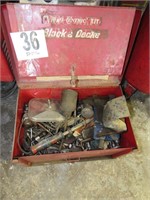 B & D Tool Box with Misc. Valve Grinding