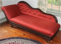 Victorian Fainting couch, 72" long x 30" high at