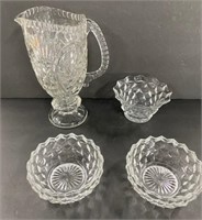 4 Assorted Glass Pieces