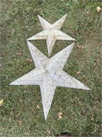 Two Decorative Barn Stars