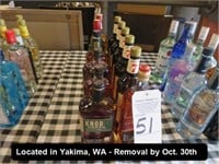 LOT, (12) ASSORTED LIQUOR BOTTLES TO INCLUDE: (1)
