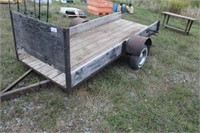 HOMEMADE WOODEN TRAILER