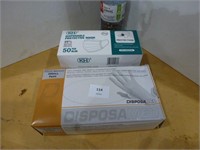 NEW Disposable Gloves & Masks Size S