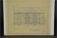12 Blueprints for Dunker House, IA. 1940.