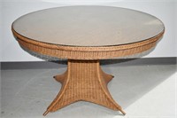 The Home Of Barbra Streisand Willow Weave Table
