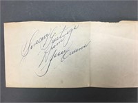 Jesse Owen Signature.