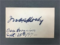 John S. Mosby. Clipped Signature.