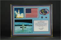 Space Shuttle Atlantis Flown Flag. 2000.