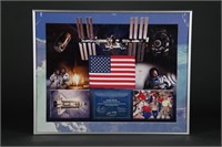 Space Shuttle Discovery Flown Flag. 2011.
